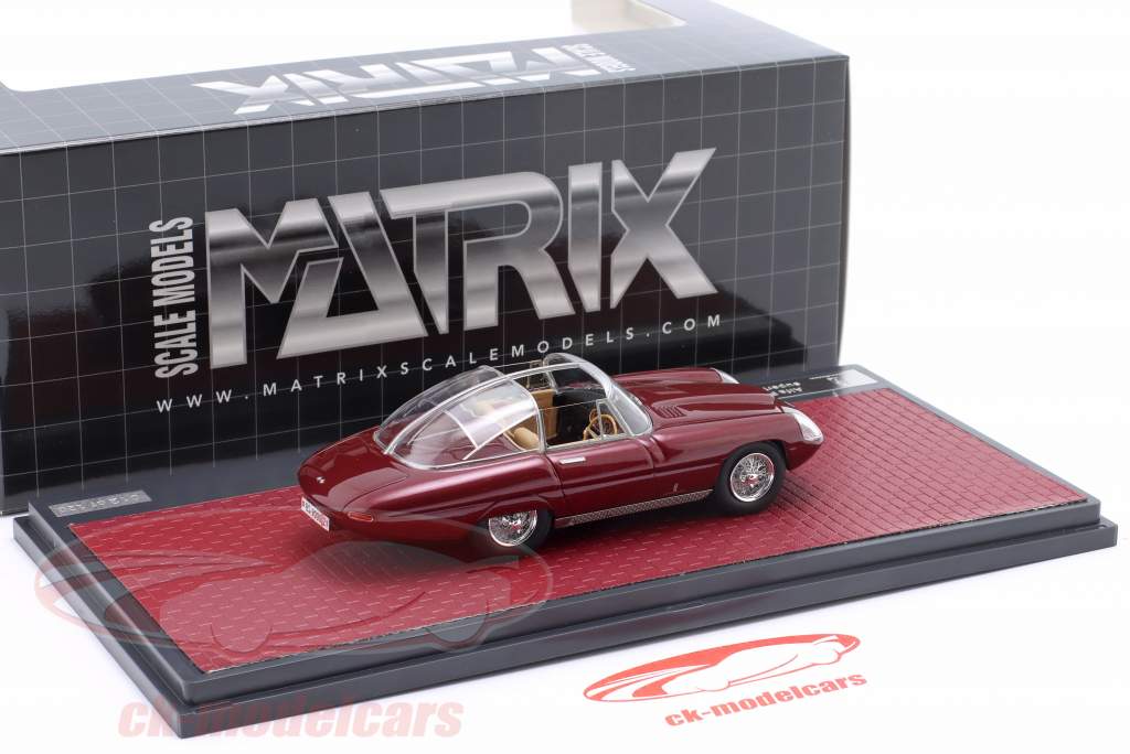 Alfa Romeo 6C 3000 Superflow IV Pininfarina 1931 rot metallic 1:43 Matrix