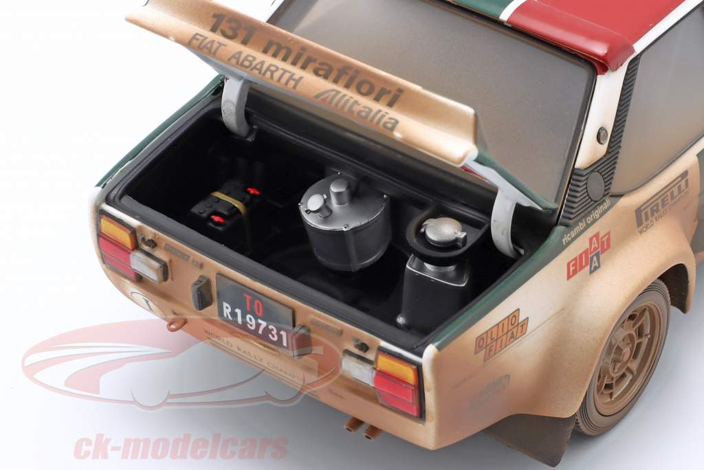 Fiat 131 Abarth Dirty Version #2 4 Rallye Monte Carlo 1978 Röhrl, Geistdörfer 1:18 Kyosho