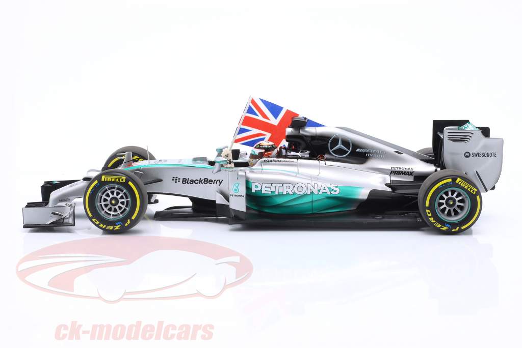 L. Hamilton Mercedes F1 W05 #44 优胜者 Abu Dhabi GP 公式 1 世界冠军 2014 1:18 Minichamps