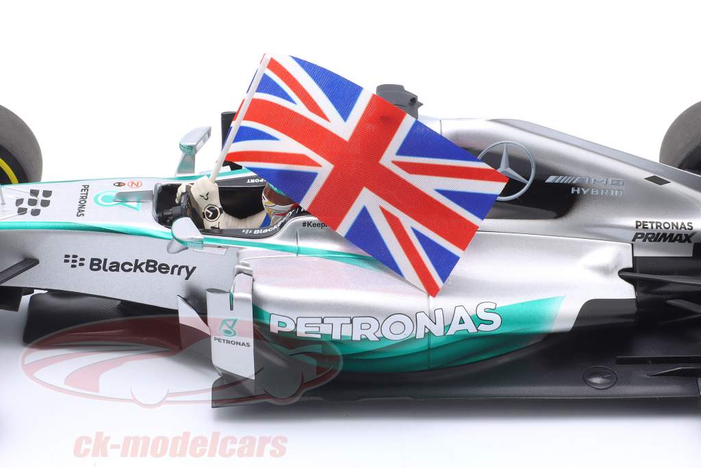 L. Hamilton Mercedes F1 W05 #44 优胜者 Abu Dhabi GP 公式 1 世界冠军 2014 1:18 Minichamps