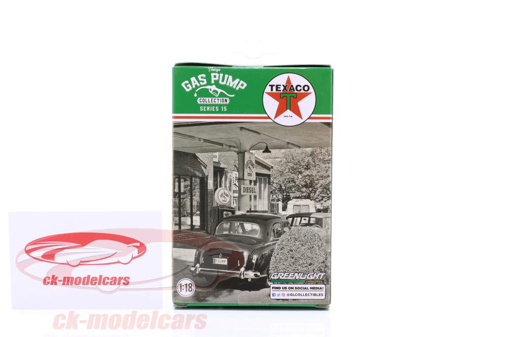 Wayne 100 A stazione di servizio Texaco Sky Chief 1948 argento 1:18 Greenlight