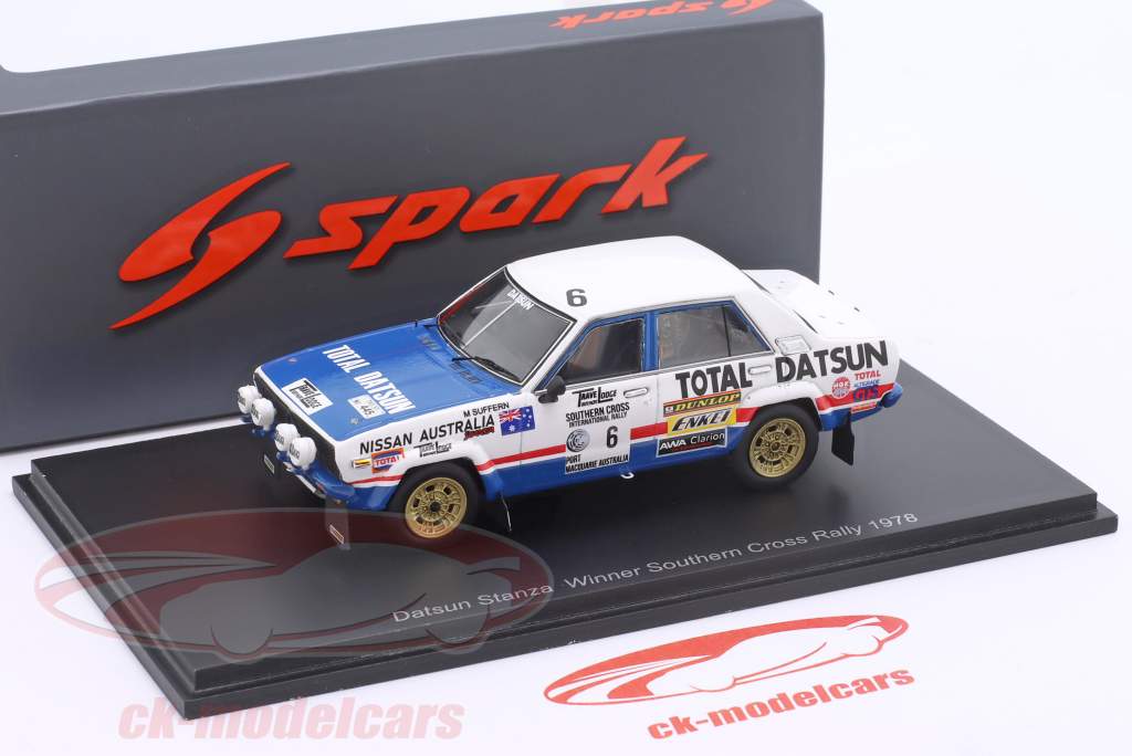 Datsun Stanza #6 Winner Southern Cross Rallye 1978 Fury, Suffern 1:43 Spark