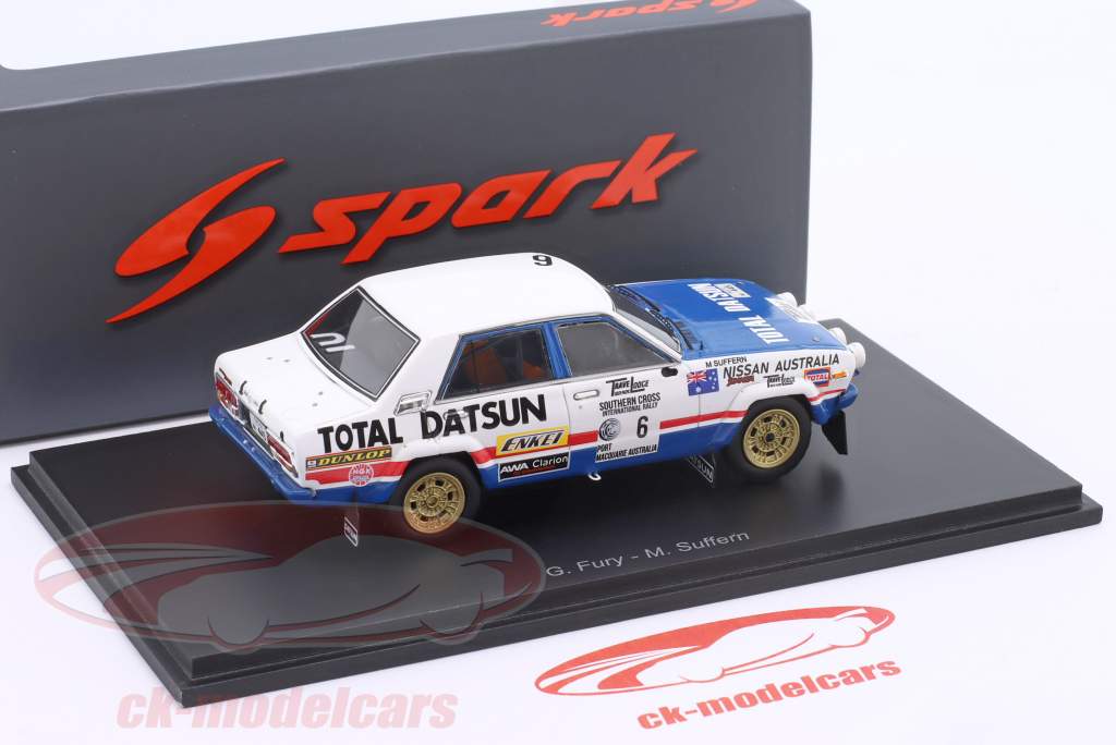 Datsun Stanza #6 Winner Southern Cross Rallye 1978 Fury, Suffern 1:43 Spark