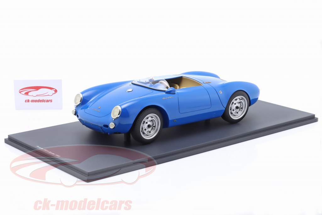 Porsche 550A Spyder Année de construction 1955 bleu 1:12 Schuco