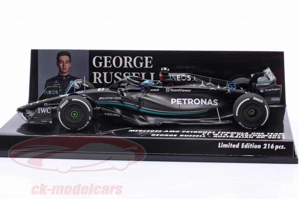 G. Russell Mercedes-AMG F1 W14 #63 australiano GP formula 1 2023 1:43 Minichamps