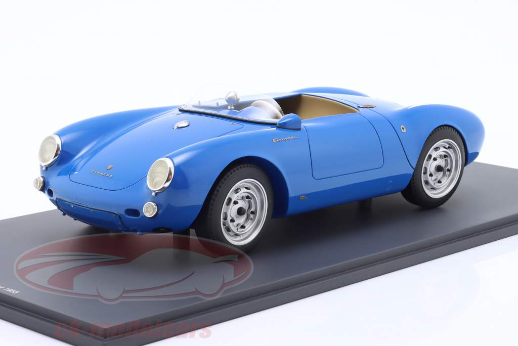 Porsche 550A Spyder Année de construction 1955 bleu 1:12 Schuco