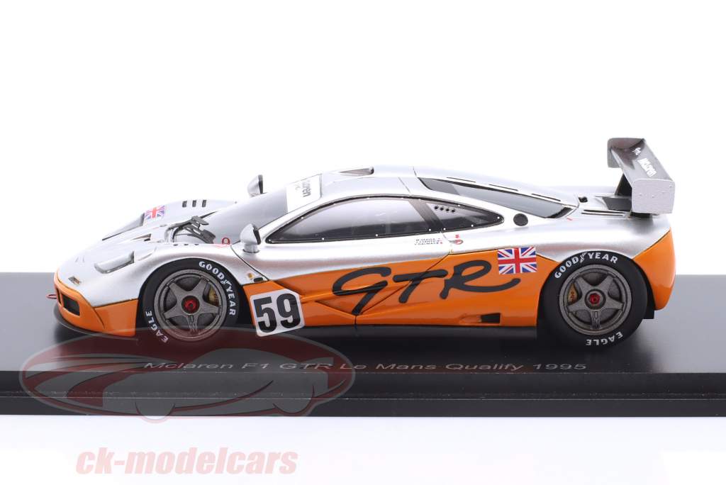 McLaren F1 GTR #59 Qualification 24h LeMans 1995 Dalmas, Raphanel 1:43 Spark