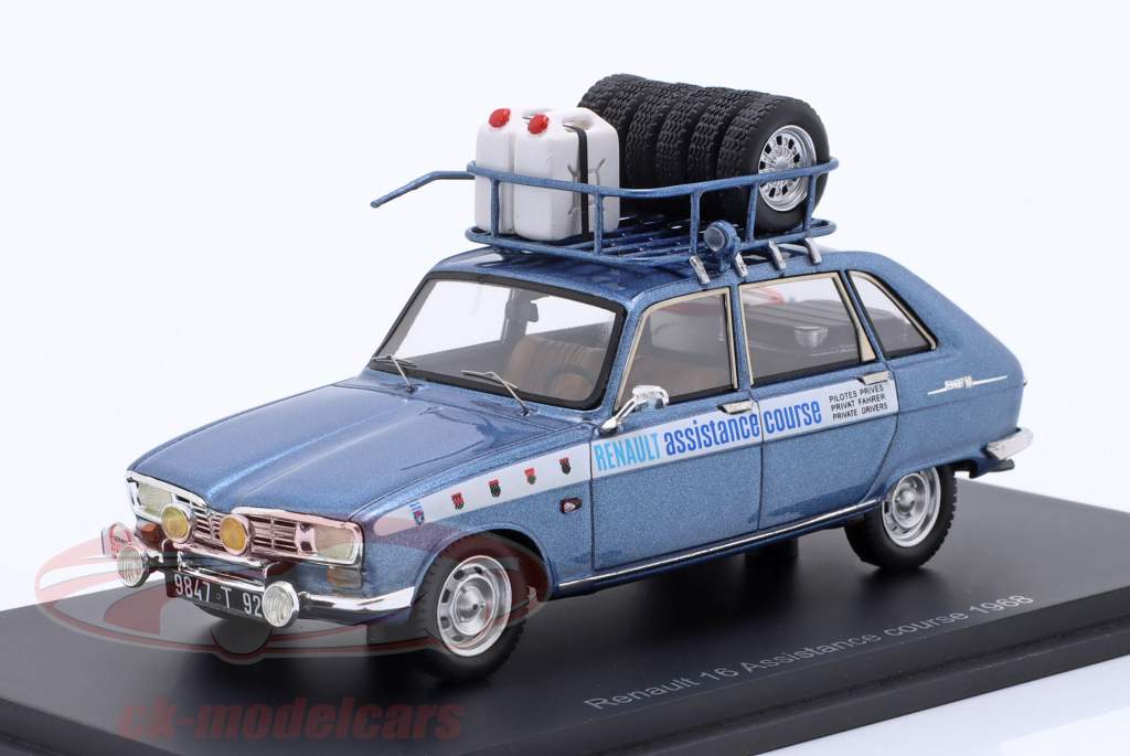 Renault 16 Rallye Assistance 1969 blu 1:43 Spark