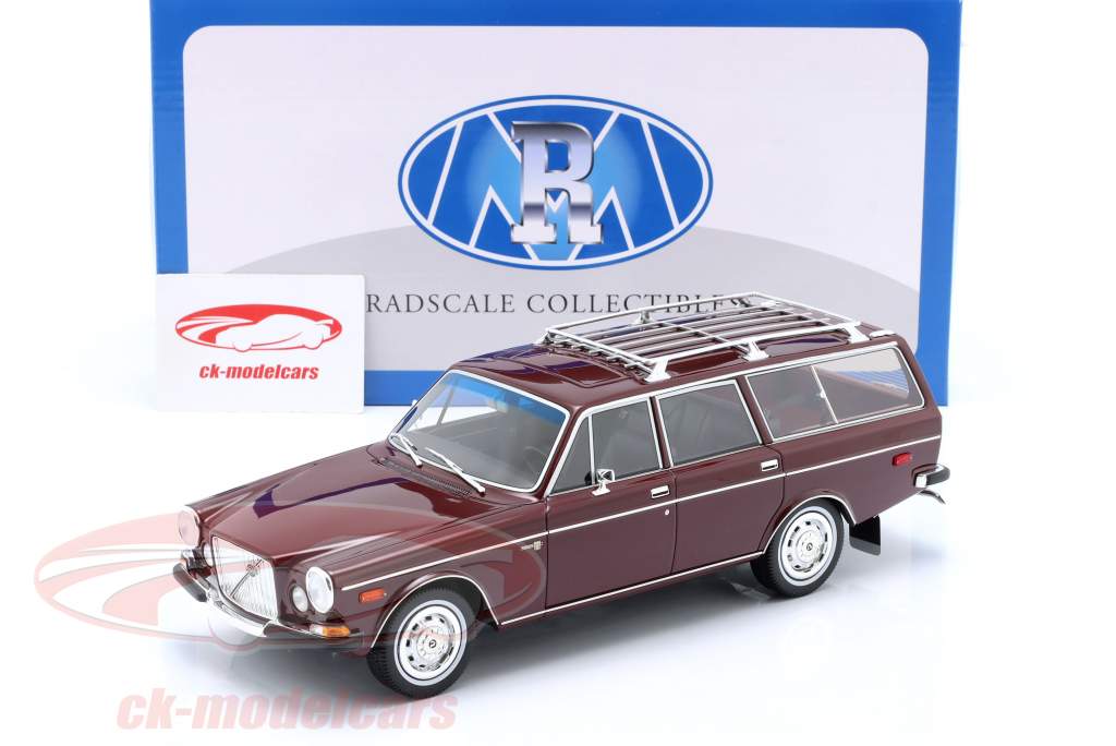 Volvo 165 Station Wagon mørkerød 1:18 Radscale Models