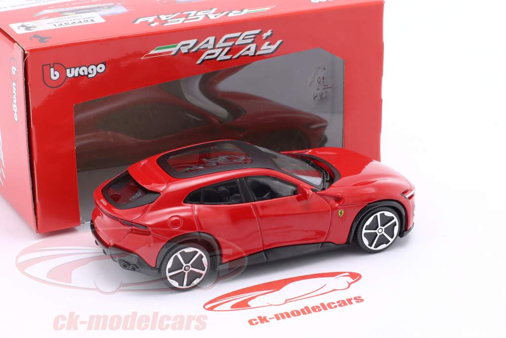 Ferrari Purosangue Année de construction 2022 rouge 1:43 Bburago
