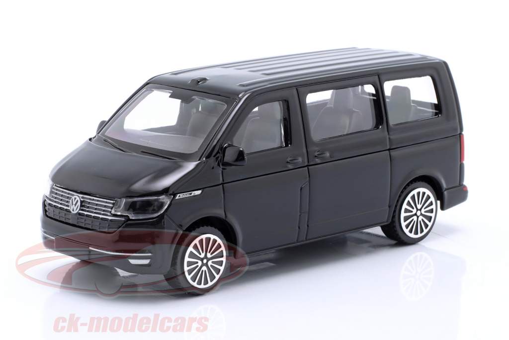 Volkswagen VW T6 Multivan 建設年 2020 黒 1:43 Bburago