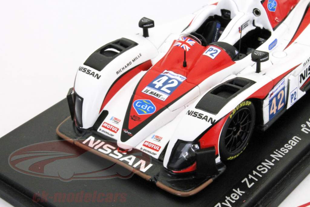 日产的Zytek＃Z11SN 42 24小时勒芒2012布伦德尔，布伦德尔，奥多涅斯1:43星火