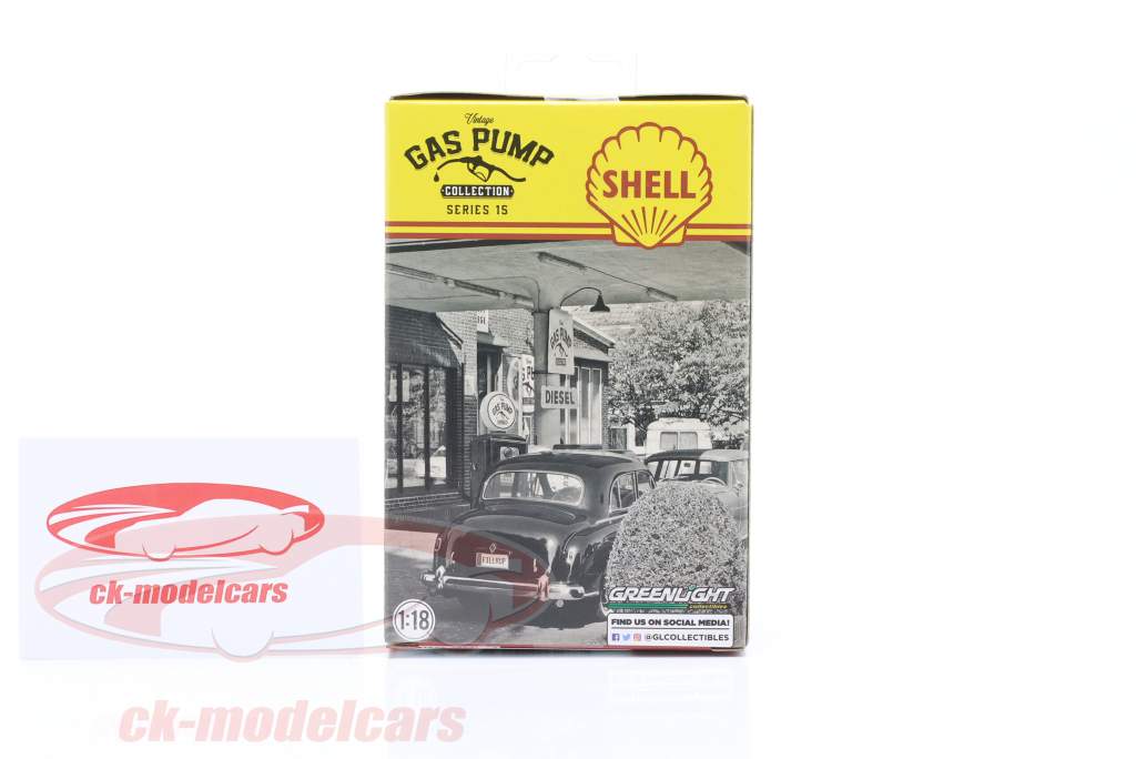Wayne 505 pompe à essence avec lampe Shell 1951 vert version 1:18 Greenlight