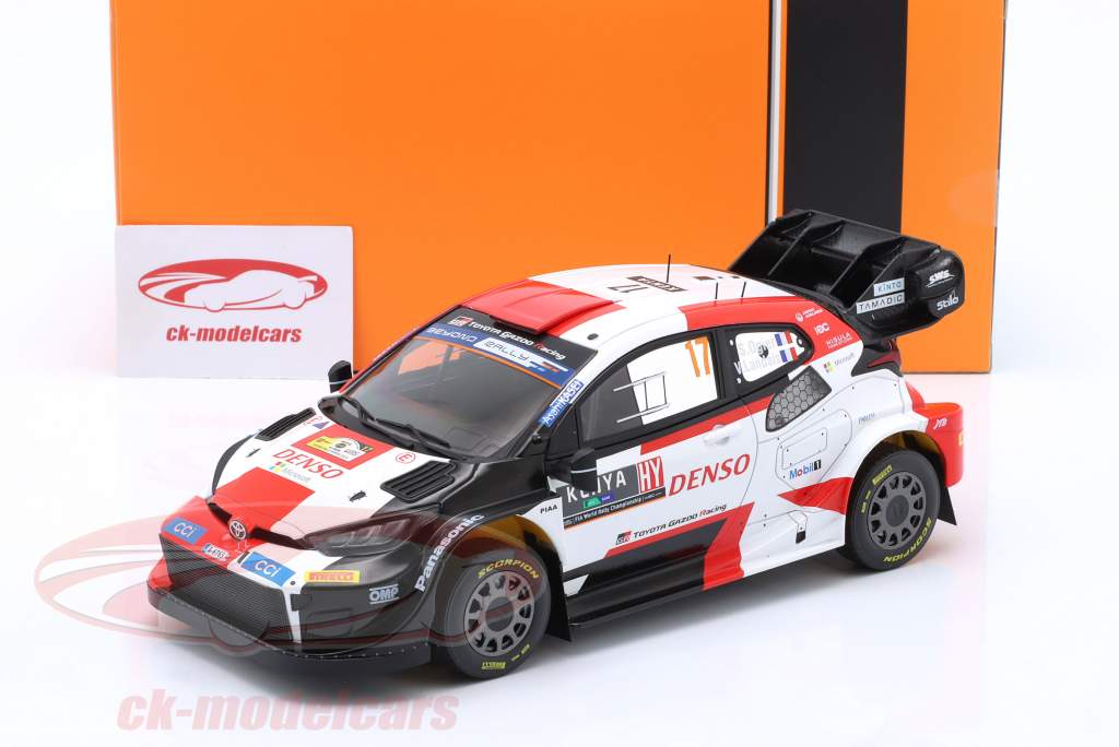 ixo 1/18 トヨタ GR ヤリス ラリー モンテカルロ 2023 Ixo 1:18 Toyota GR Yaris Rally1 Hybrid #17 勝者 Safari