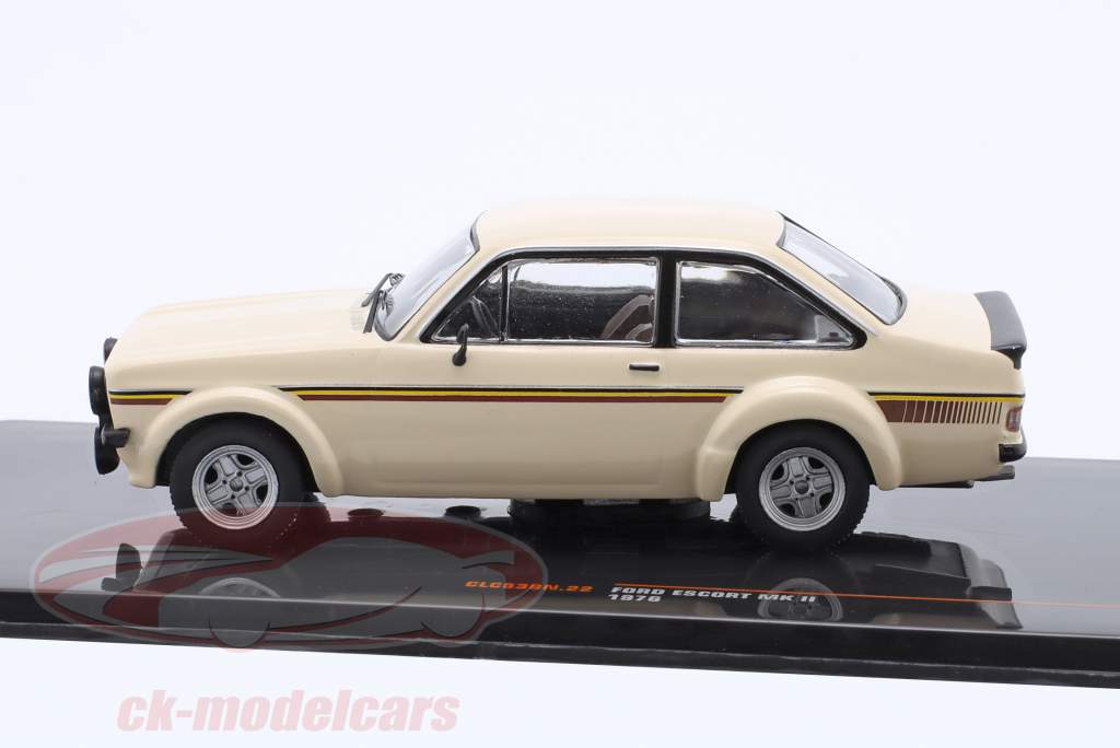 Ixo 1:43 Ford Escort MK II Baujahr 1976 beige CLC538N.22