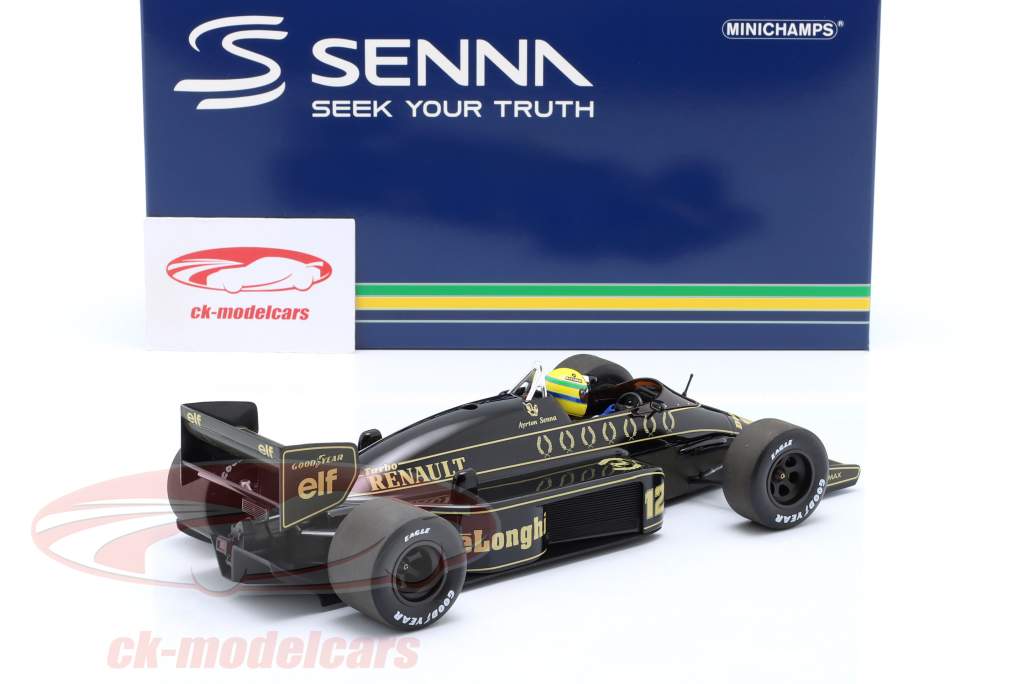 Ayrton Senna Lotus 98T Dirty Version #12 Formel 1 1986 1:18 Minichamps