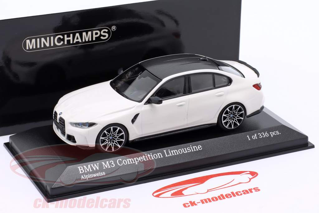 1/43 BMW M3 コンペティション G80 Minichamps 1:43 BMW M3 Competition (G80) year 2020 alpine