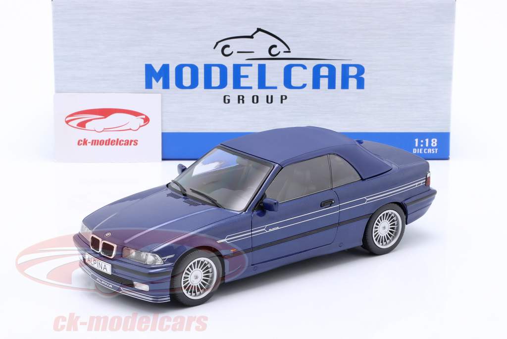 BMW Alpina B3 3.2 Cabriolet Anno di costruzione 1996 blu metallico 1:18 ModelCar Group
