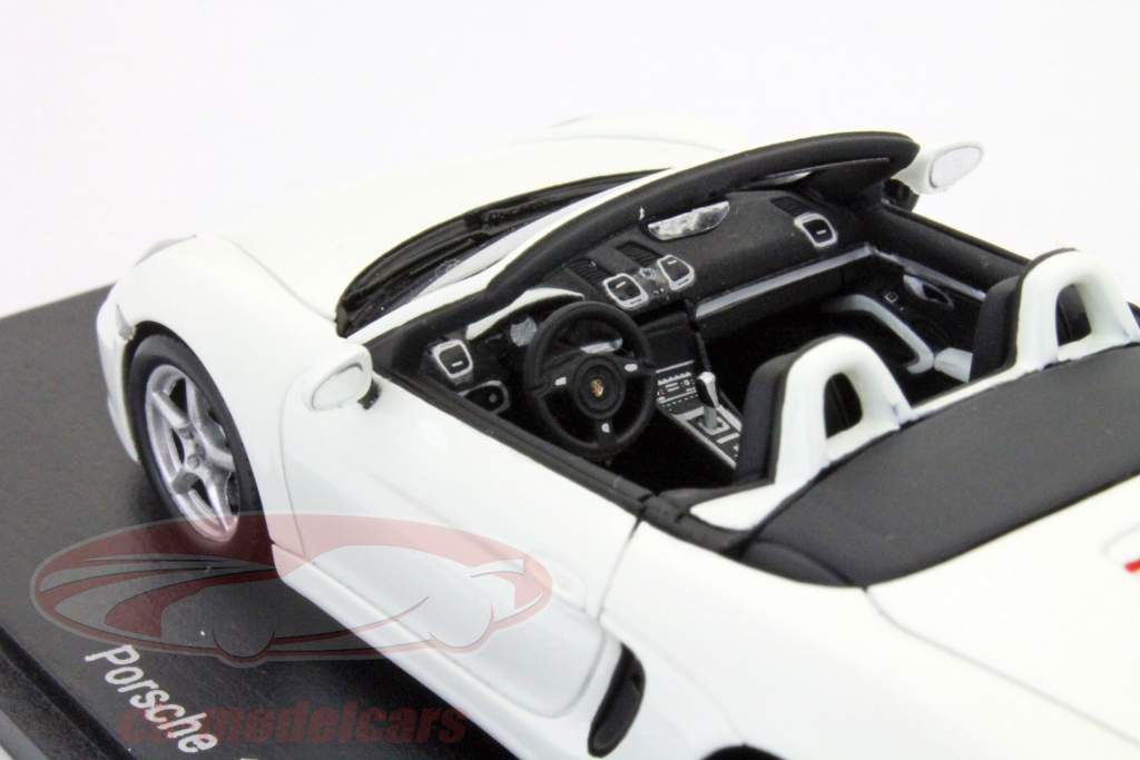 保时捷981 Boxster的年份2012白/白1:43星火