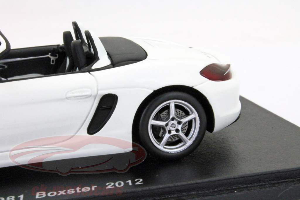 Porsche 981 Boxster Bj. 2012 weiß / white 1:43 Spark