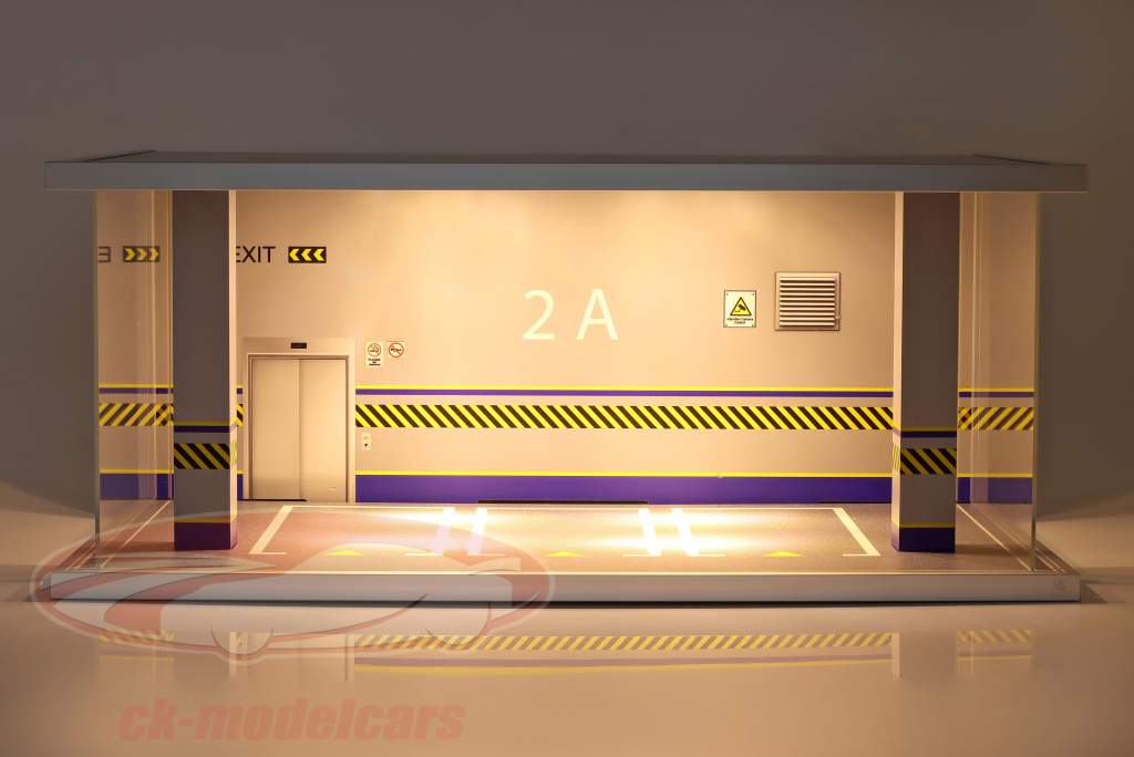 イルミネーション付き ジオラマ Car Park 1:18 Atlantic