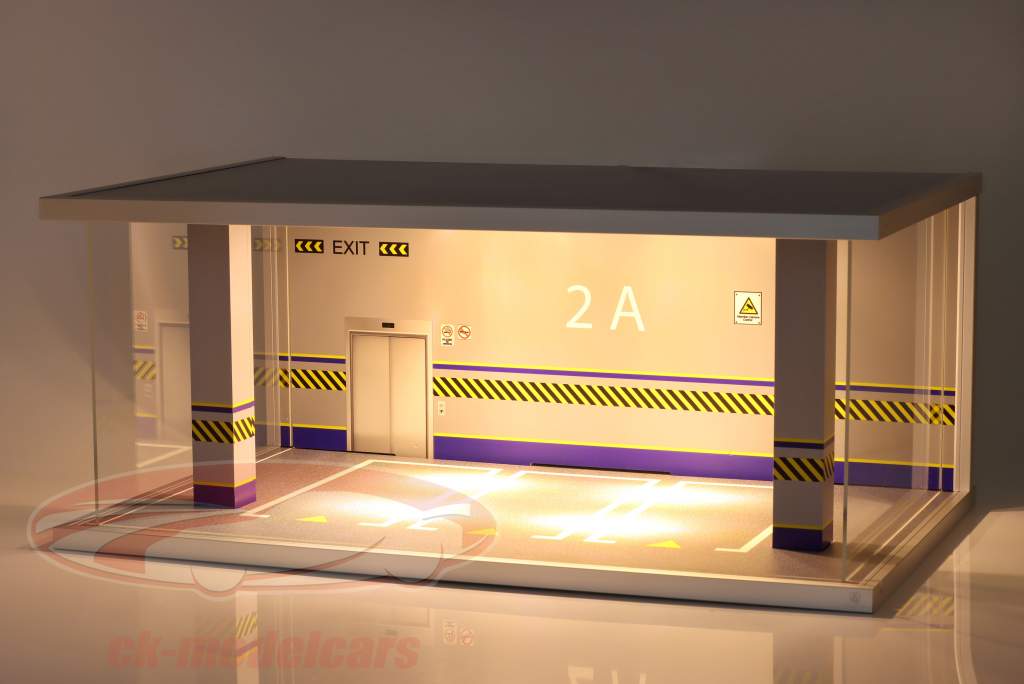 イルミネーション付き ジオラマ Car Park 1:18 Atlantic