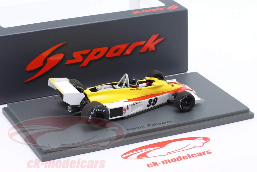 ミニカー　1/43 Hesketh 308E Practice Belgium GP 1977 Hector Rebaque #39 [S2763] Spark 1:43 Hector Rebaque Hesketh 308E #39 Practice Belgian