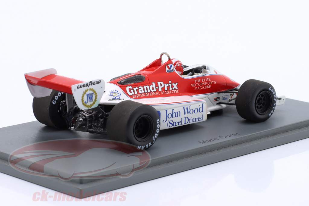 Marc Surer Arrows A6 #29 British GP Formel 1 1983 1:43 Spark