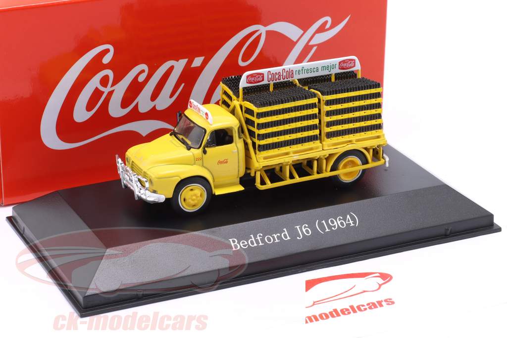 Bedford J6 Coca-Cola Lieferwagen Baujahr 1964 gelb 1:72 Edicola