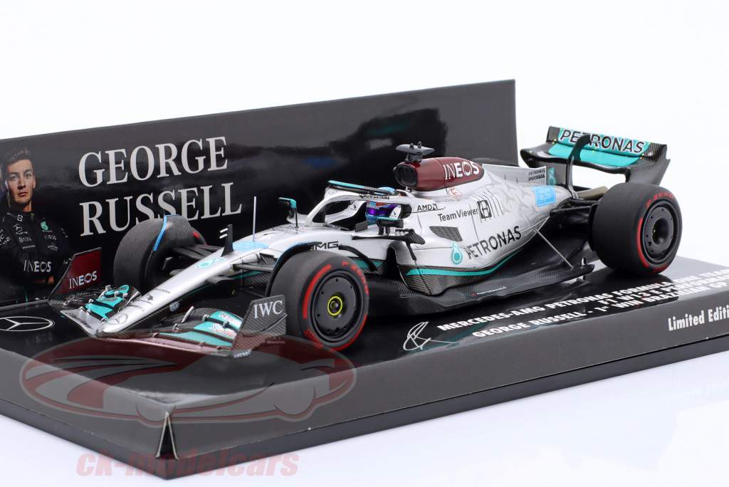G. Russell Mercedes-AMG F1 W13 #63 1° F1 Vincita Brasile GP formula 1 2022 1:43 Minichamps