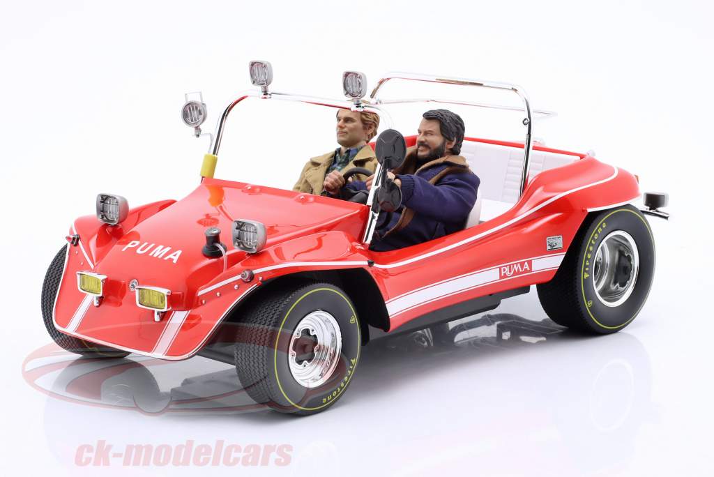 Puma Dune Buggy 1972 con caratteri Bud Spencer & Terence Hill 1:12 Infinite Statue