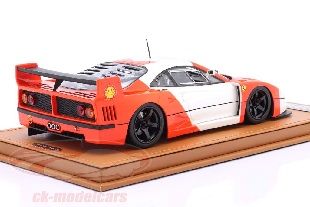 Ferrari F40 LM Presse Version Baujahr 1996 rot / weiß 1:18 Tecnomodel