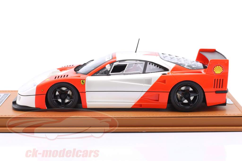 Ferrari F40 LM Presse Version Baujahr 1996 rot / weiß 1:18 Tecnomodel