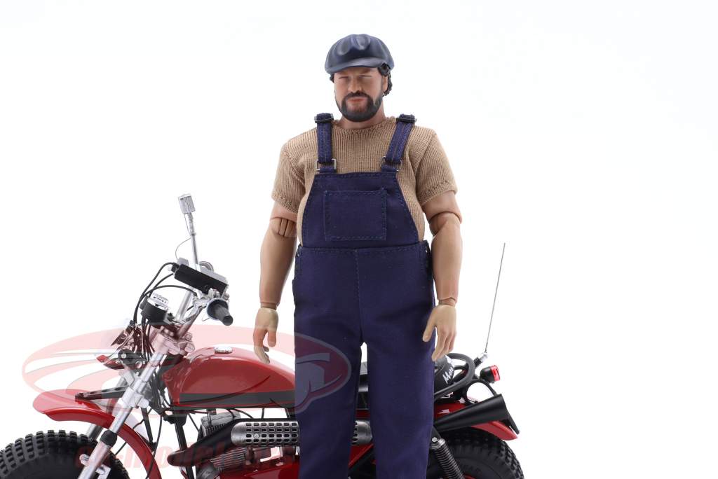 Motozodiaco Tuareg 1972 с фигура Bud Spencer 1:12 Infinite Statue