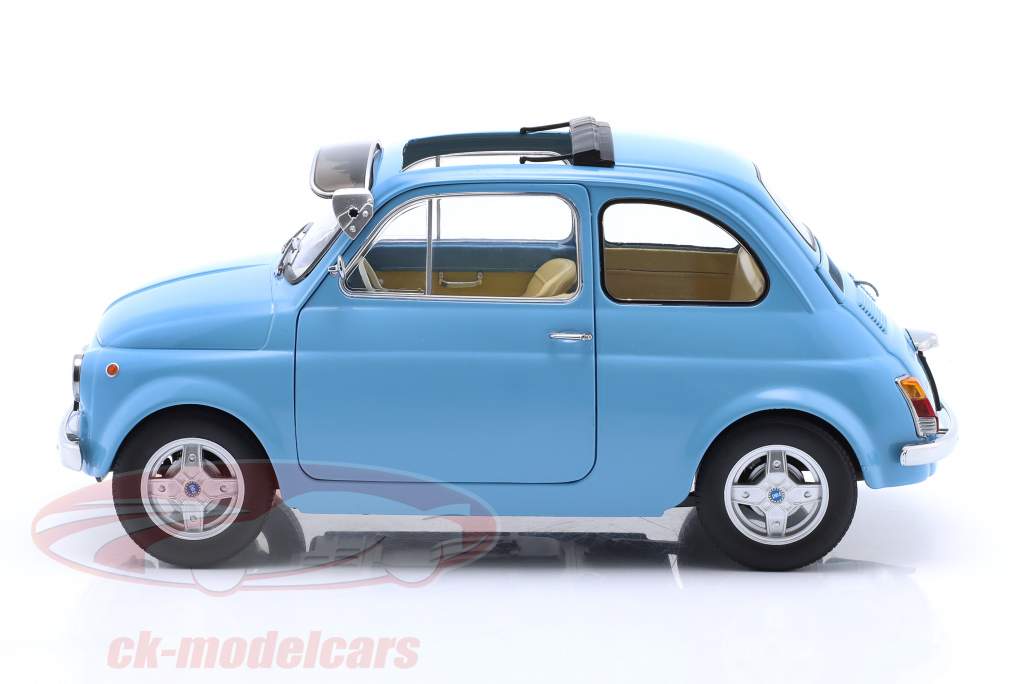 KK-Scale 1:12 Fiat 500 F Custom year 1968 light blue