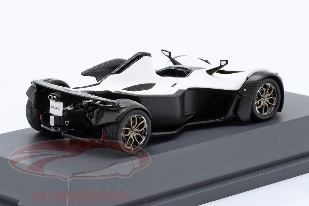 BAC Mono R Byggeår 2019 sort / hvid 1:43 Schuco