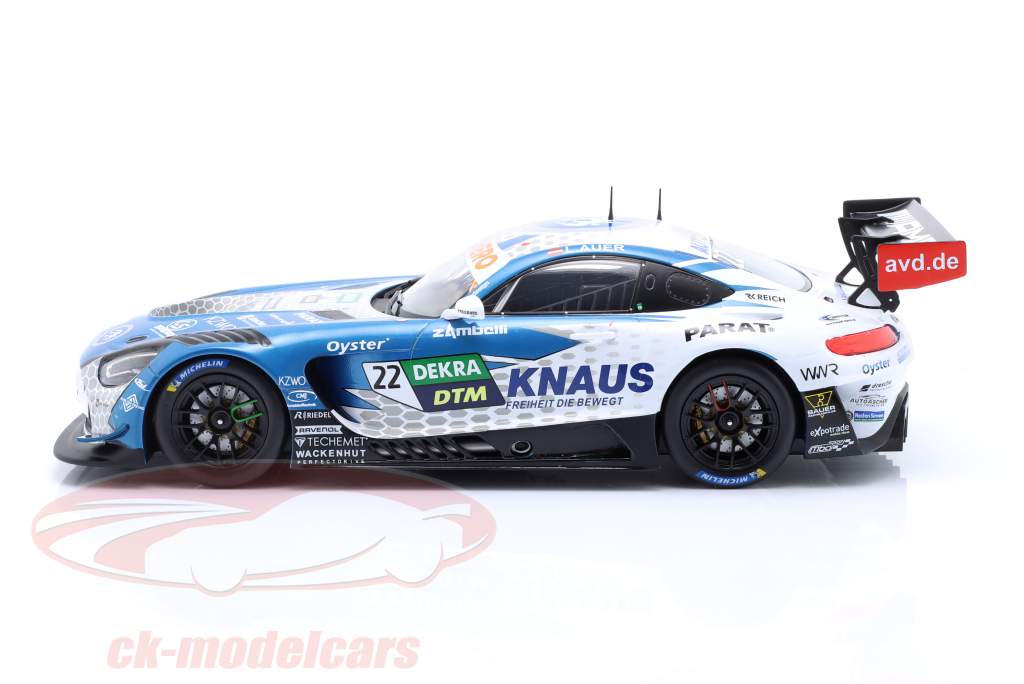 Mercedes-AMG GT3 Evo #22 Sieger Rennen 1 DTM Hockenheim 2022 L. Auer 1:18 Ixo