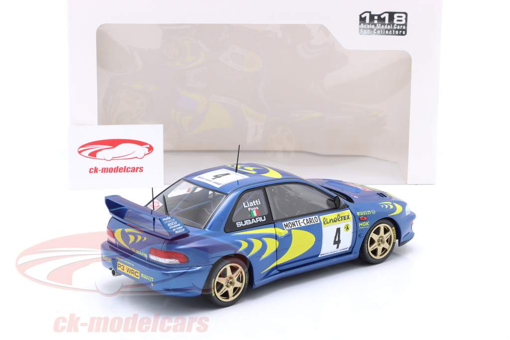 Subaru Impreza S5 WRC #4 Winner Rallye Monte Carlo 1997 Liatti, Pons 1:18 Solido