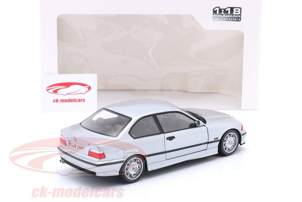 BMW M3 (E36) Coupe Année de construction 1997 argent arctique 1:18 Solido