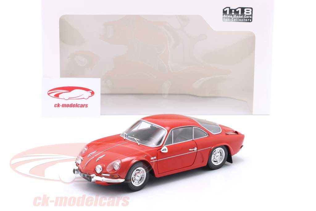 Alpine A110 1600S Année de construction 1969 rouge 1:18 Solido