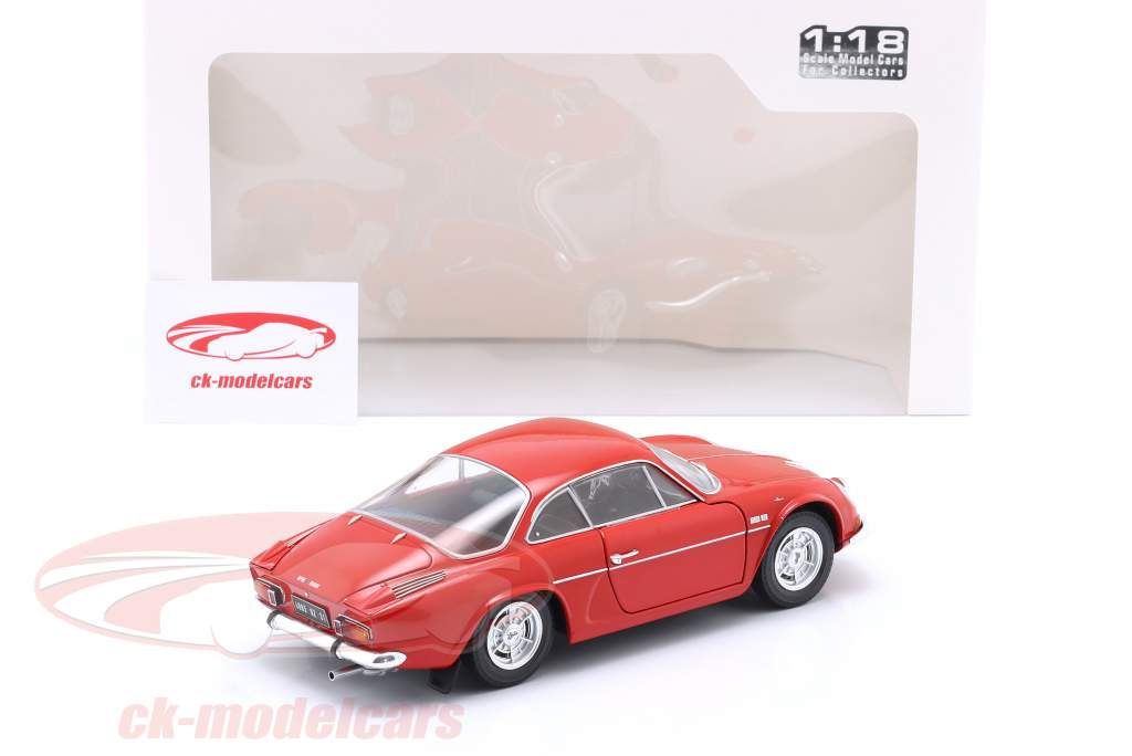 Alpine A110 1600S Année de construction 1969 rouge 1:18 Solido