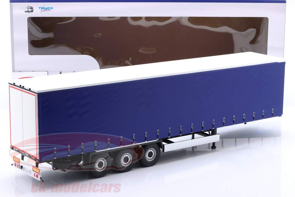 Semi-remorque bâche Année de construction 2021 bleu 1:24 Solido
