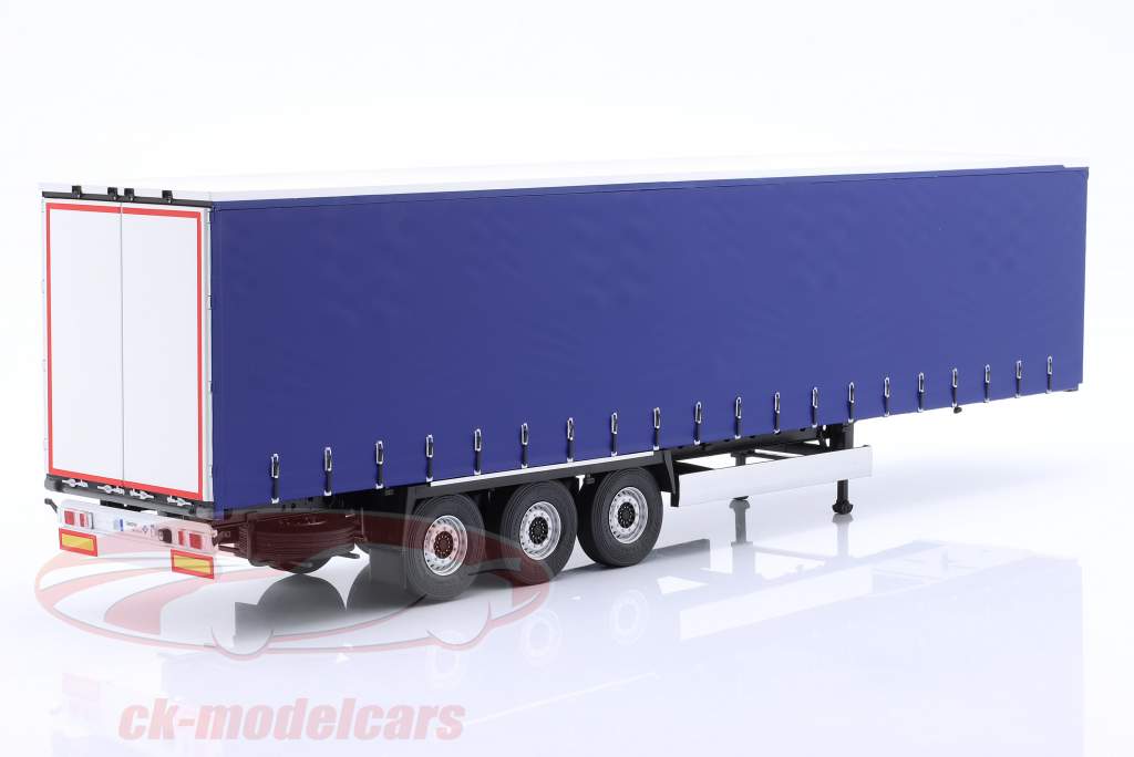Semi-remorque bâche Année de construction 2021 bleu 1:24 Solido