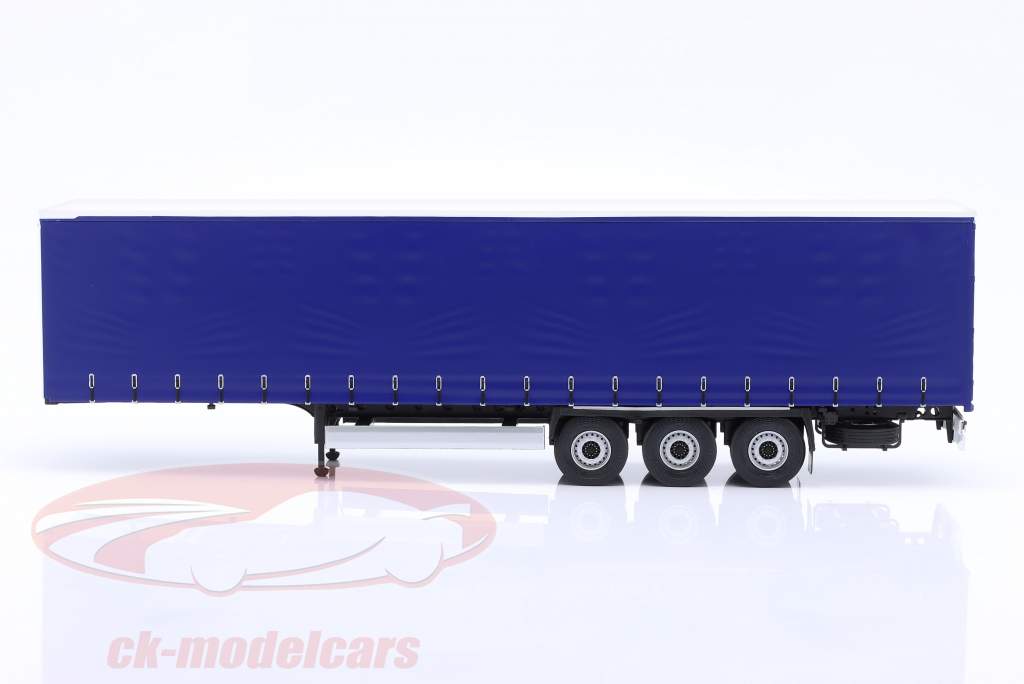 Semi-remorque bâche Année de construction 2021 bleu 1:24 Solido