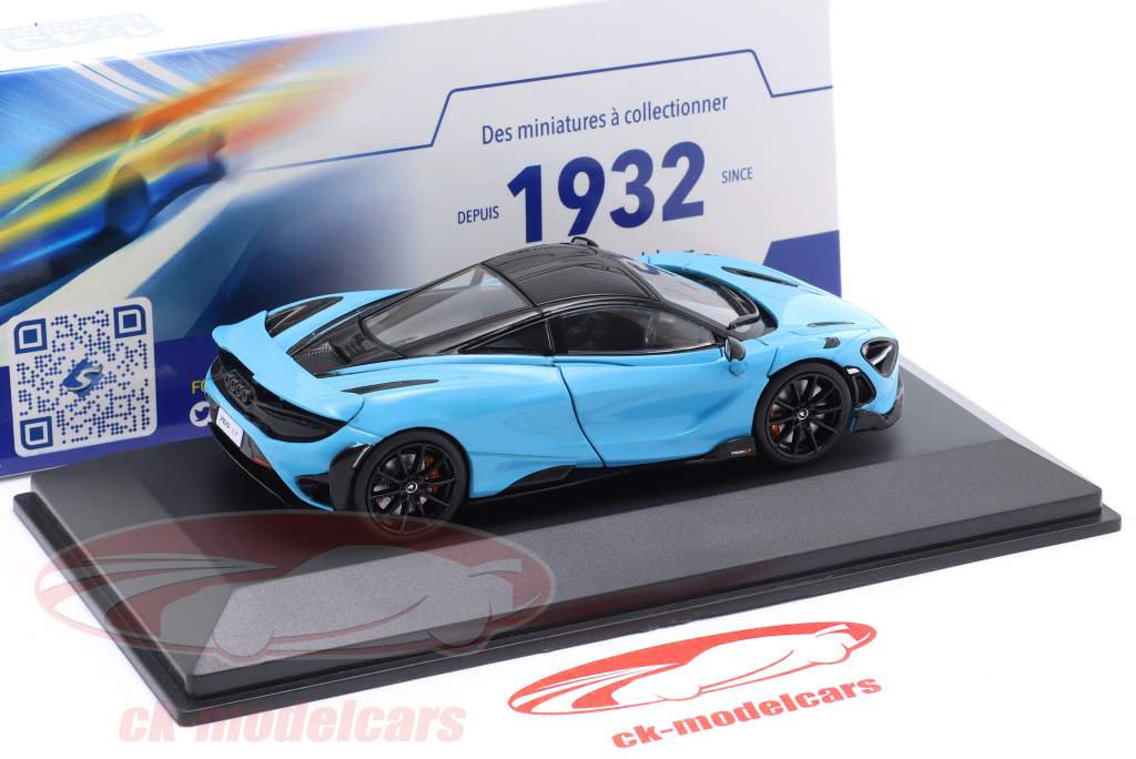 McLaren 765LT Byggeår 2020 curacao blå 1:43 Solido