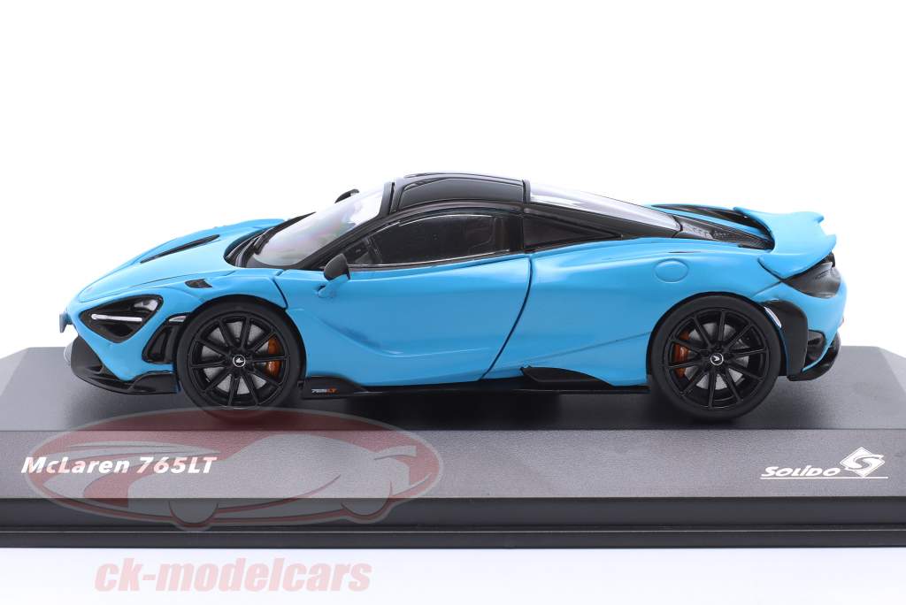 McLaren 765LT Byggeår 2020 curacao blå 1:43 Solido