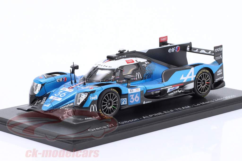Oreca 07 #36 24h LeMans 2023 Canal, Milesi, Vaxivière 1:43 Spark