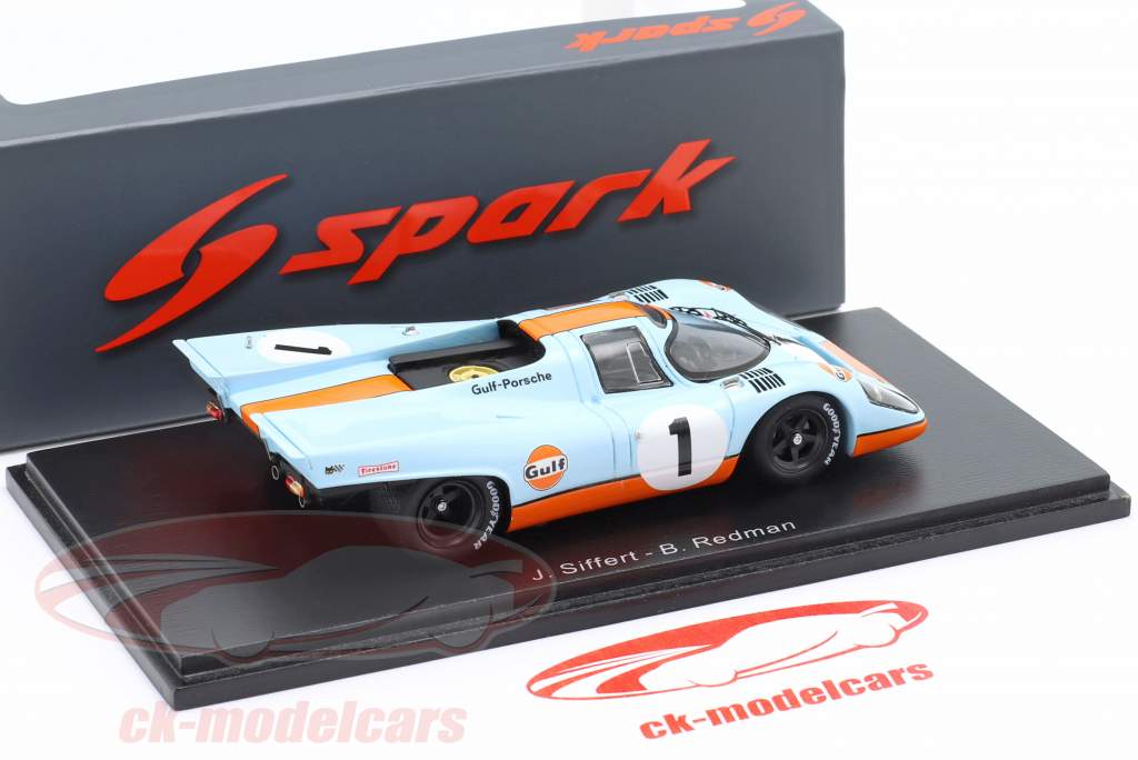 Spark 1:43 Porsche 917K Gulf #1 2nd 24h Daytona 1970 Siffert