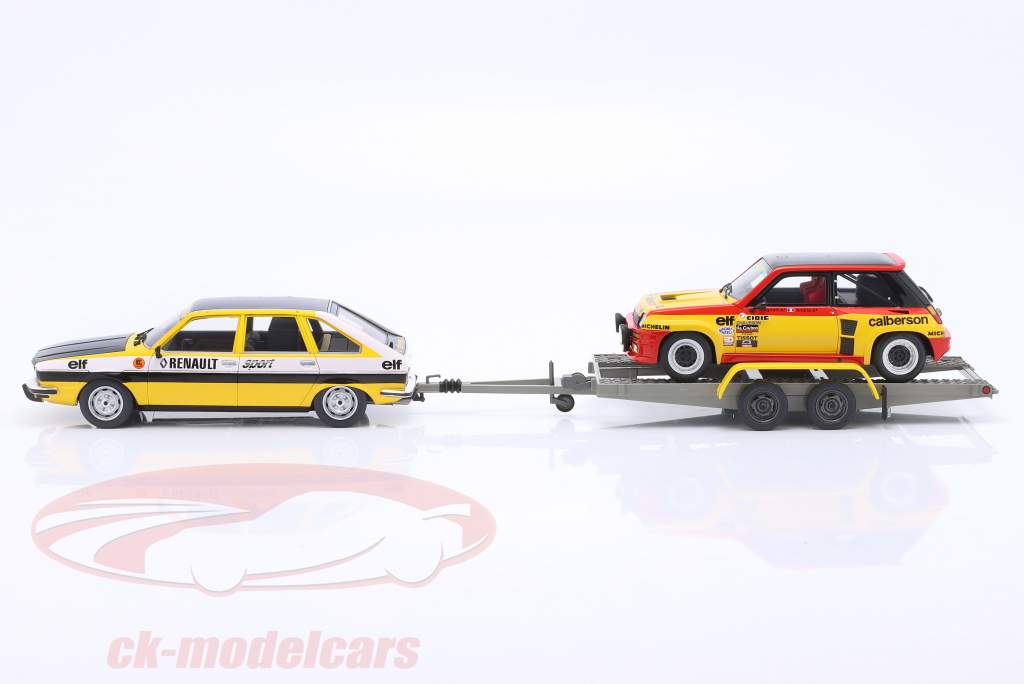 3-Car Rallye Ensemble: Renault R30 & R5 Turbo 1979 avec Bande-annonce 1:18 OttOmobile