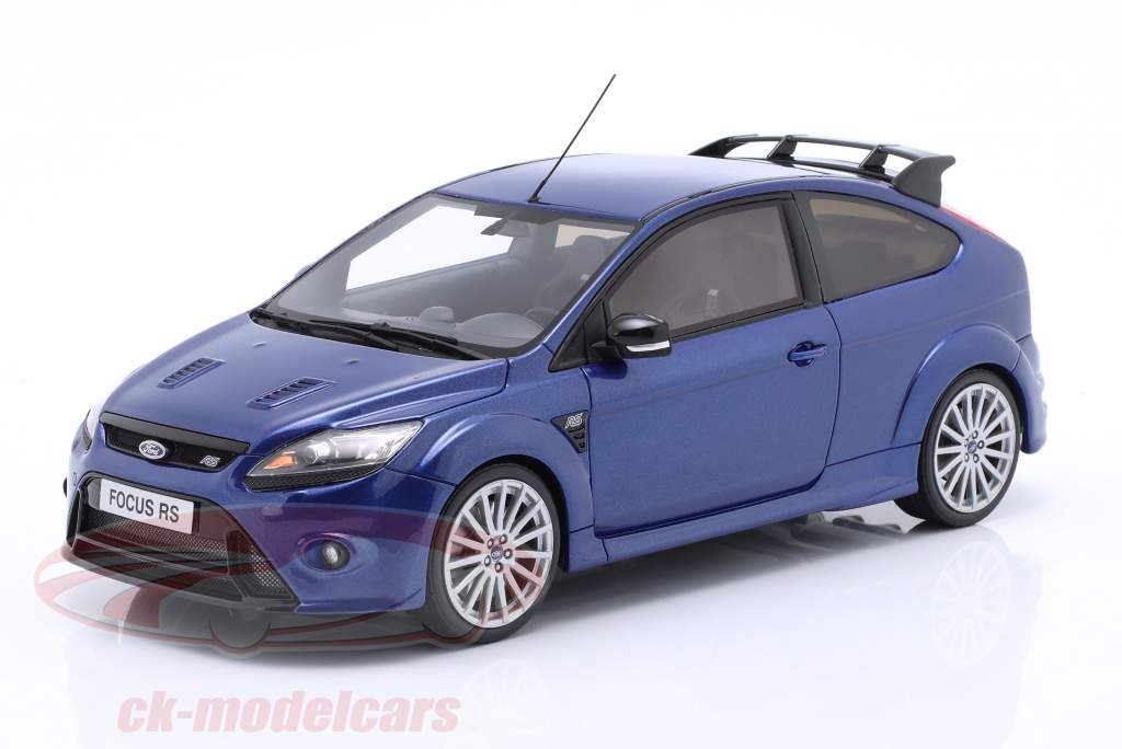 Ford Focus RS MK2 Coupe Byggeår 2009 blå metallisk 1:18 OttOmobile